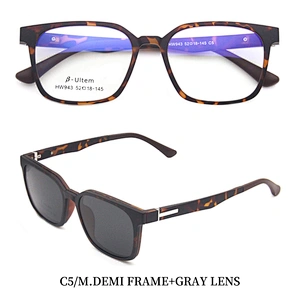 high quality hot sale utlem optical spring clip on eyeglasses wholesale