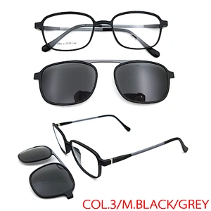 high quality soft tr90 optical eyewear frame clip on magnet eyeglasses