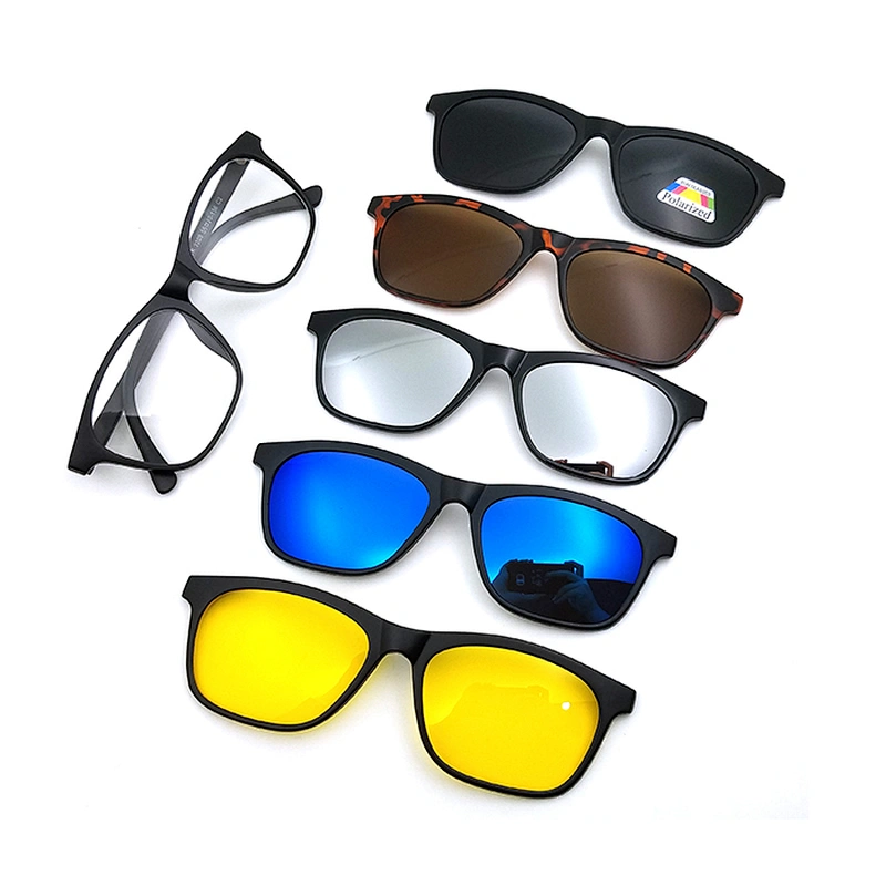 new design clip-on glasses made in china clip on optical frame ready stock