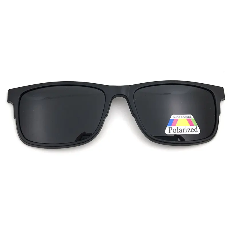 2019 new model 5 in 1 clip on glasses with TAC polarized sunglasses wholesale