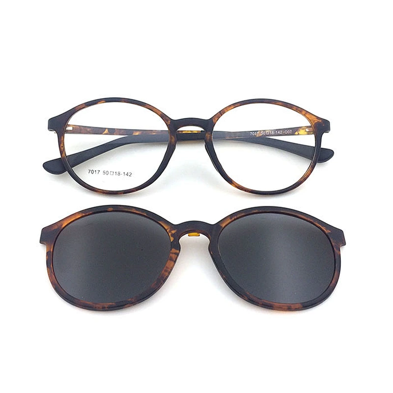 new design high quality TR90 frame clip on eyewear glasses with polarized