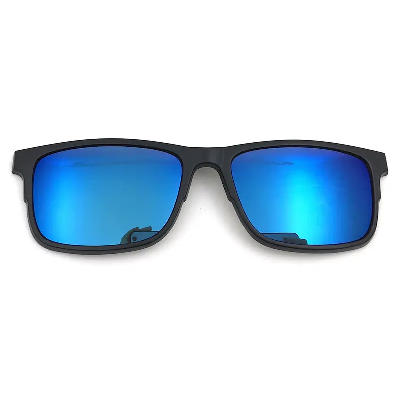 2019 new model 5 in 1 clip on glasses with TAC polarized sunglasses wholesale