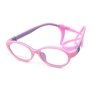 new fashion design boy frame high quality girl Silica gel kids optical  eyeglasses