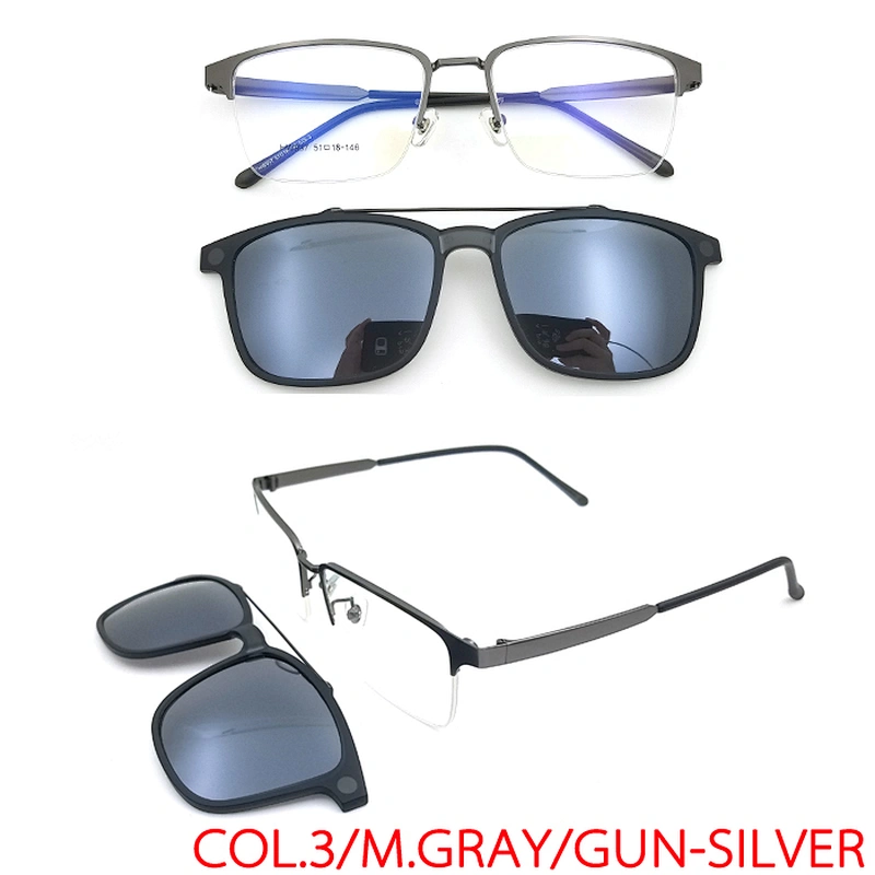 new fashion design uv400 polarized magnetic clip on Sunglasses