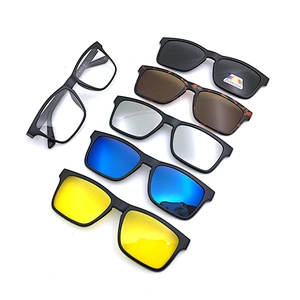 hot sale strong optical clip on frame eye glasses