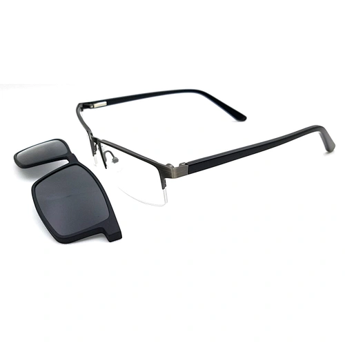 high quality new design big size optical frame Clip on Sunglasses ready