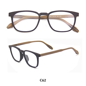 Factory made man woman classic wooden optical acetate glasses eyewear frame