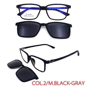 high quality glasses ultem metal clip on optical frame with custom logo