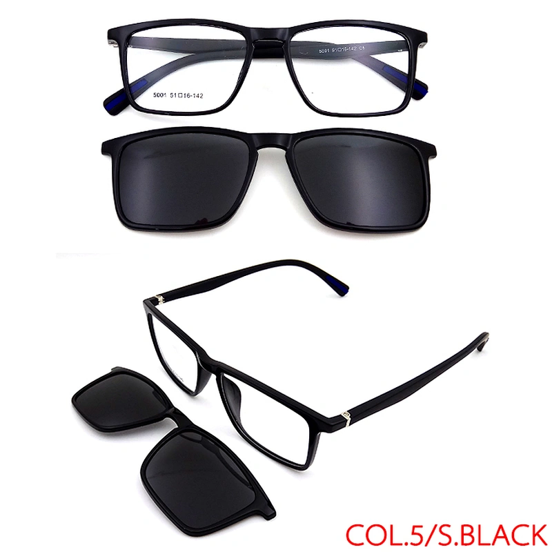 hot sale new design TR90 ultem metal clip on glasses optical frames for amazon