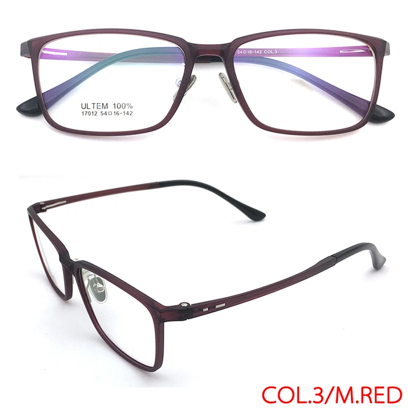 ultem Plastic New Design Eyeglasses Lady Fashion High Quality Frame Glasses