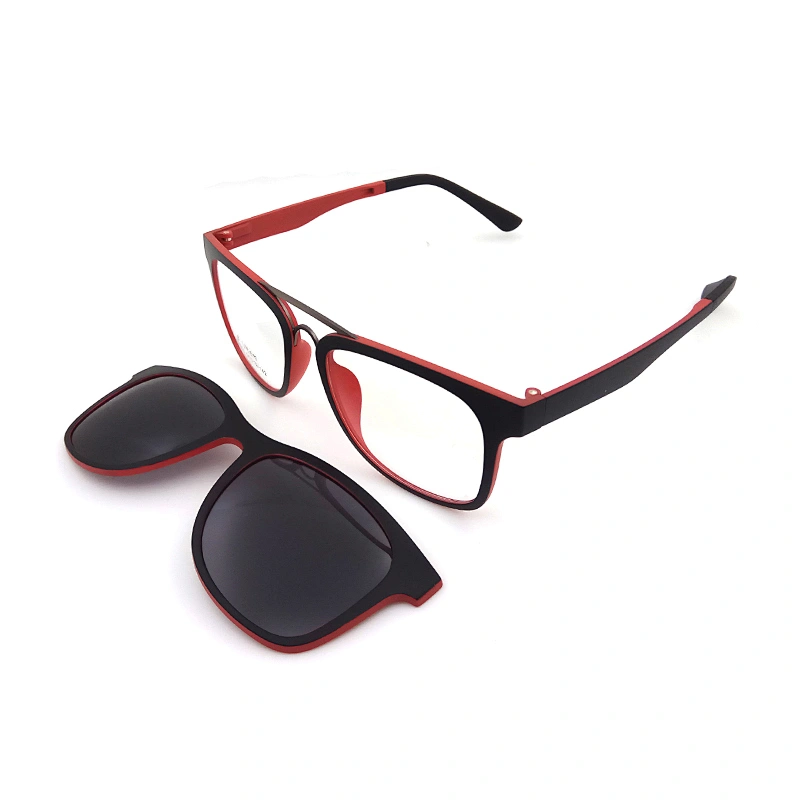 top quality ready stock new design ultem optical eyewear frame clip on glasses