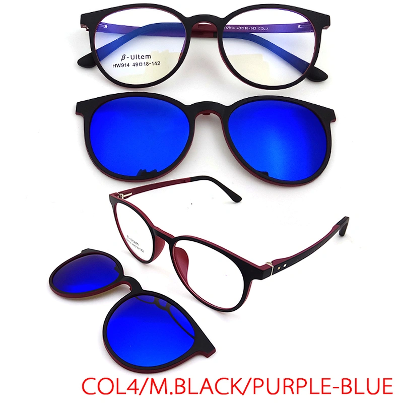 made in china hot sale optical clip on eyeglasses with TAC polarized