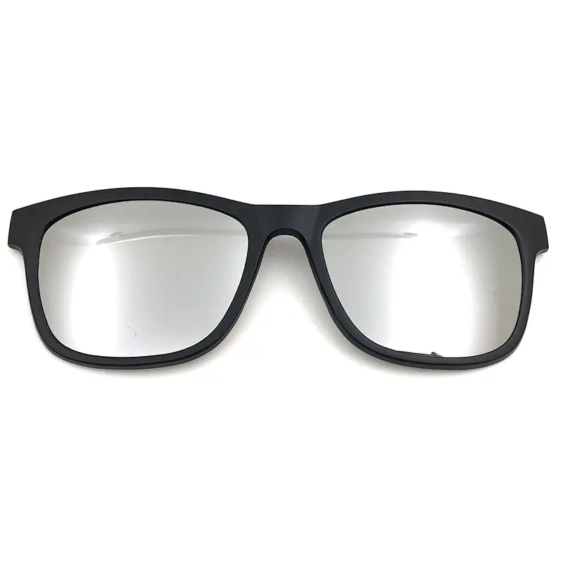 2020 new design hot selling 5 clips tr90 clip on eyewear frame with polarized