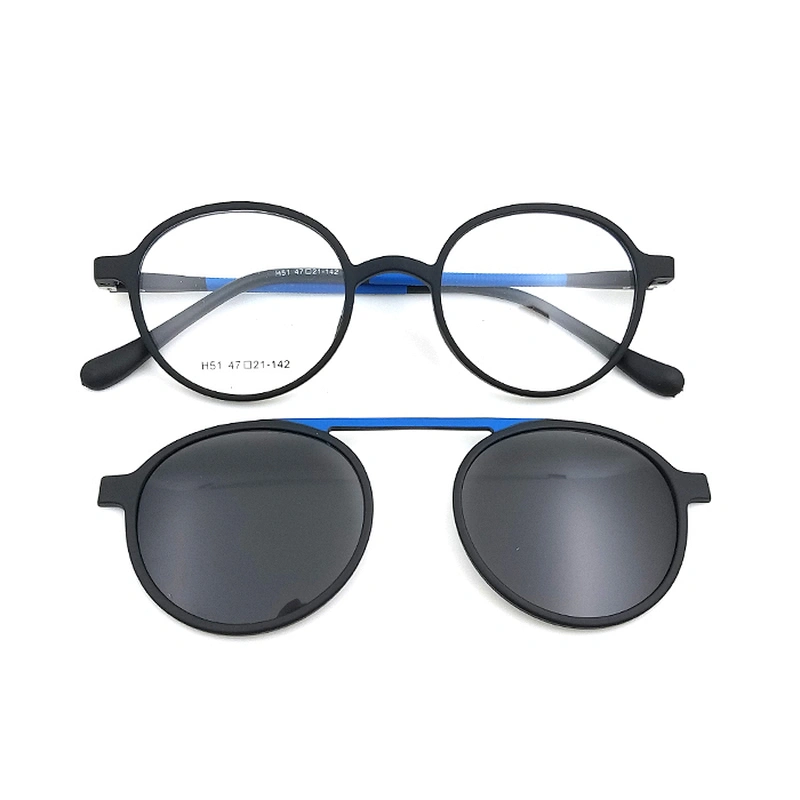 2020 new design magnetic eyewear frame clip on sunglasses wholesale