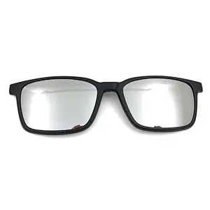 Night Optical Vision Yellow Driving Sunglasses Frame Eyewear Clip On Glasses