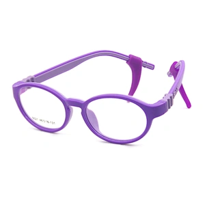 hot selling fashion design myopic eyewear frame Silica gel children's glasses