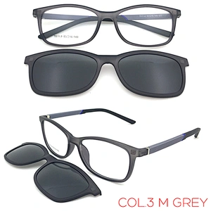 new design good model ready wholesale korean tr90 clip on glasses frames