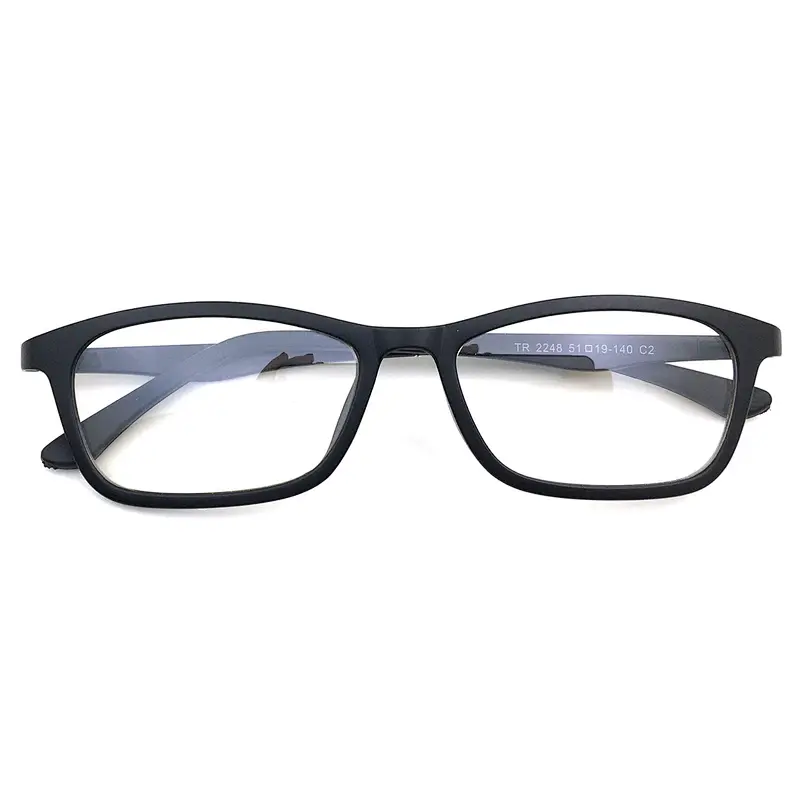 grey lens with black frame clip on glasses TAC lens magnet eyewear