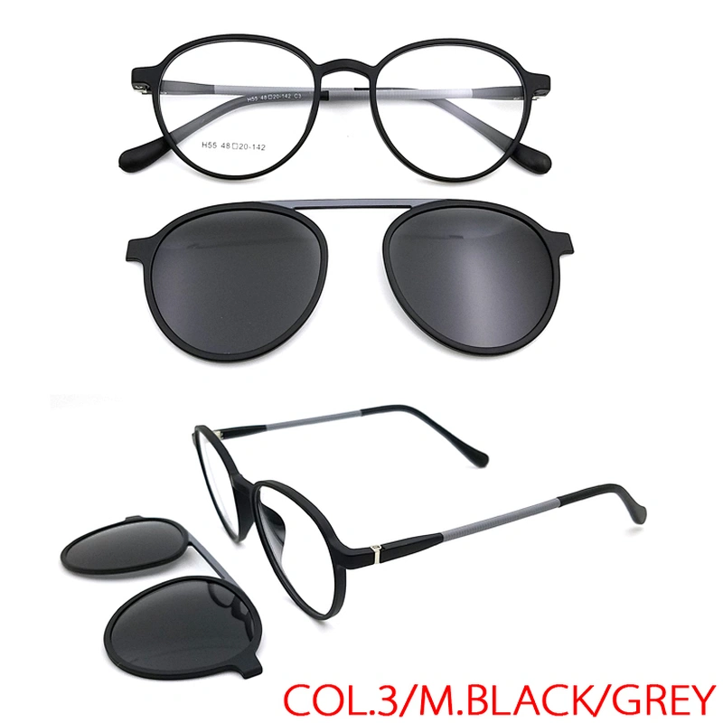 hot sale high quality ready spot magnetic soft tr90 optical clip on glasses