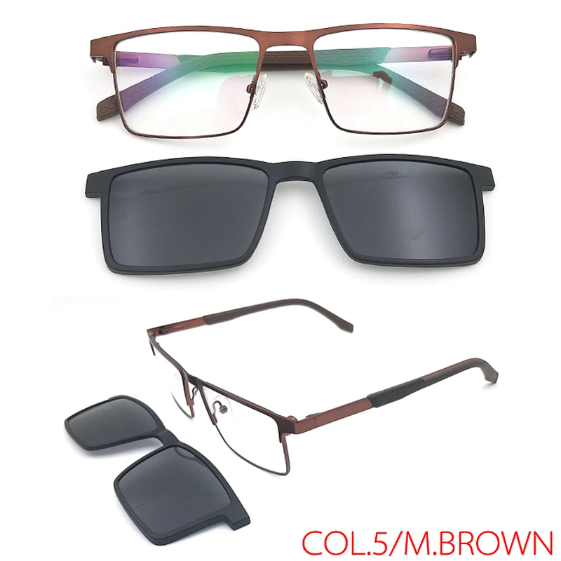 2019 new model metal clip on sunglasses with tac polarized