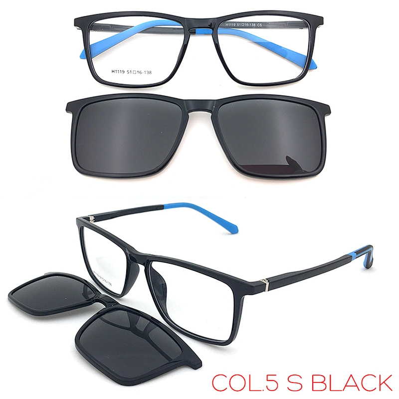 high quality tr90 clip on sunglasses magnet optical frame with polarized
