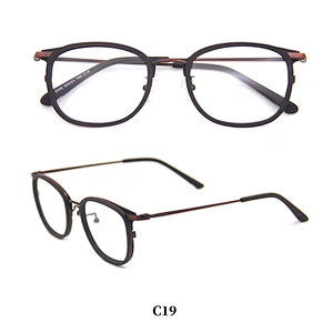 China wholesale wood Acetate optical reading glasses eyewear frame