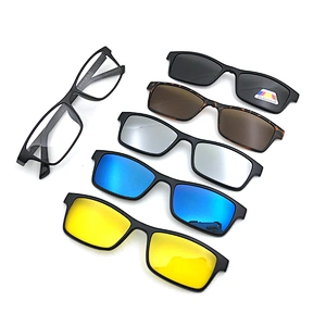 hot selling high quality ready stock magnetic mens clip on glasses frame