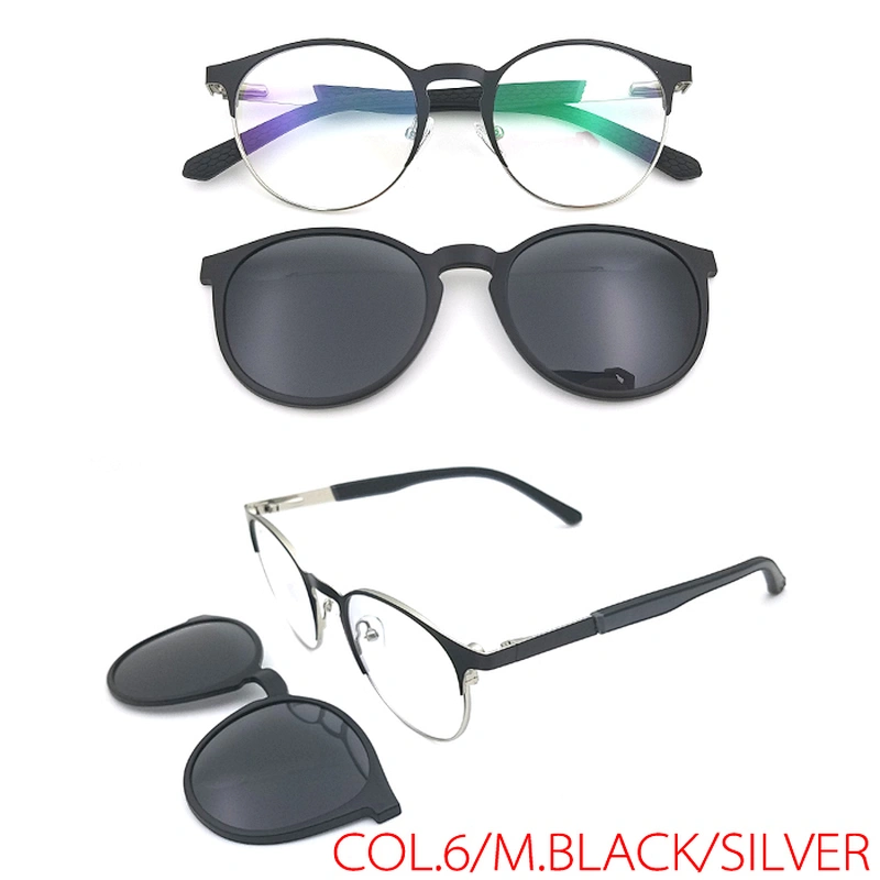 hot selling strong tac polarized laser model metal clip on sunglasses