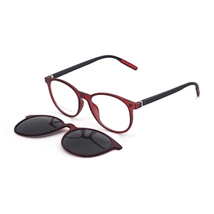 soft tr90 round optical frame hot sale selling ready stock clip on glasses