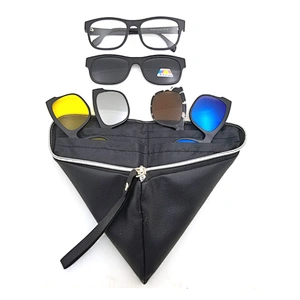 2020 new fashion designer clip on glasses eyewear with magnet polarized