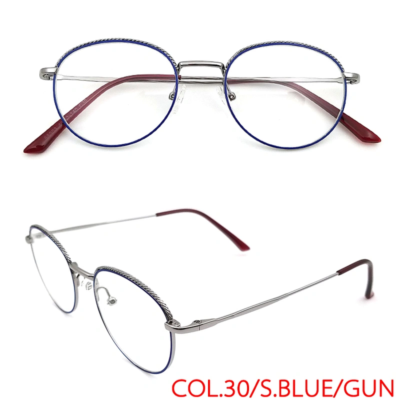 Optical Anti blue Light Blocking Eye metal Eyeglasses Glasses Frame
