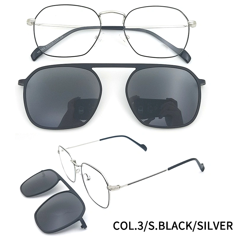 high quality customer logo optical eyeglasses matel magnetic eyewear stock