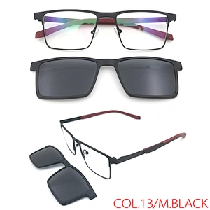 2019 new model metal clip on sunglasses with tac polarized