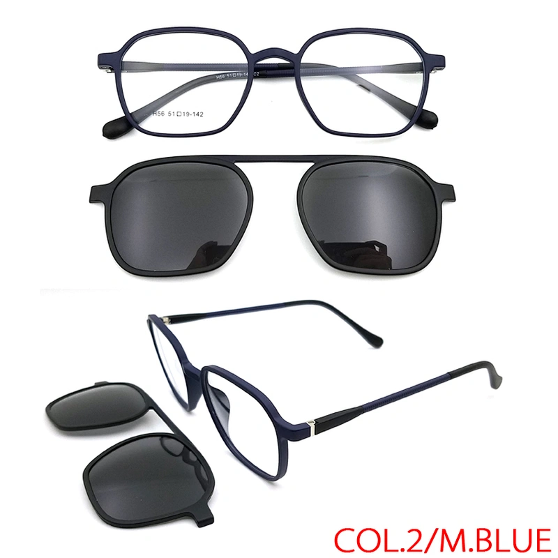 hot selling new design TR90 magnetic clips optical eyewear glasses