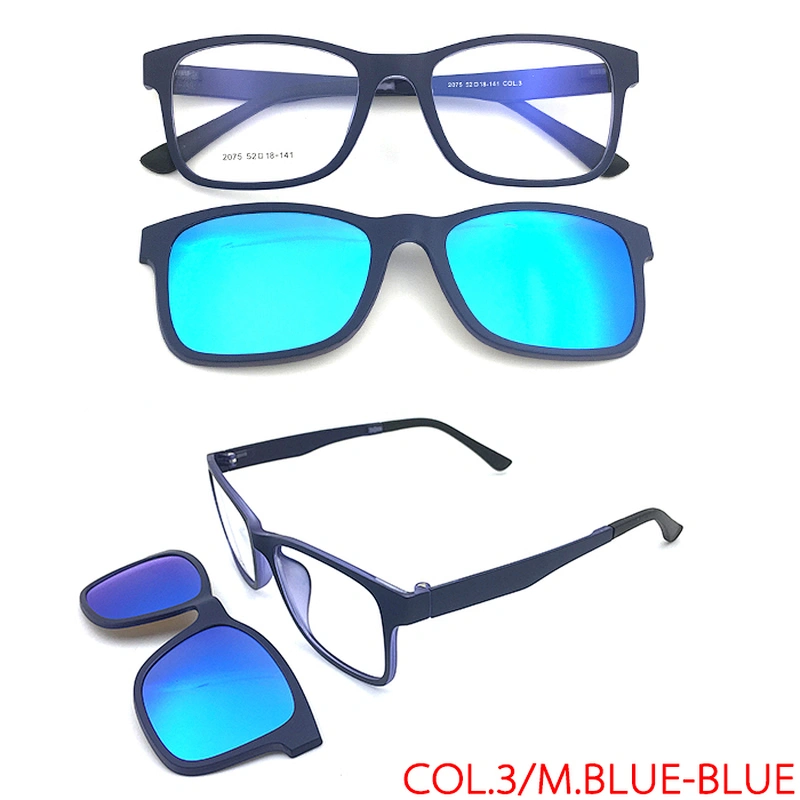 Glasses Executive Optical Titanium Frame Woman Aluminium  Clip On Sunglasses