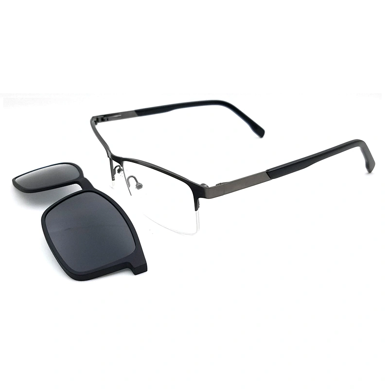 high quality hot sale ready stock metal optical Clip On Glasses