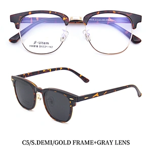 ready high quality ultem metal sunglasses frame clip on eyewear polarized