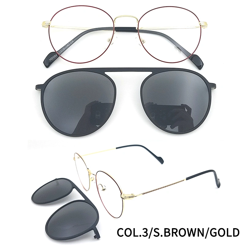 high quality hot selling new design optical eyewear frame clip on glasses