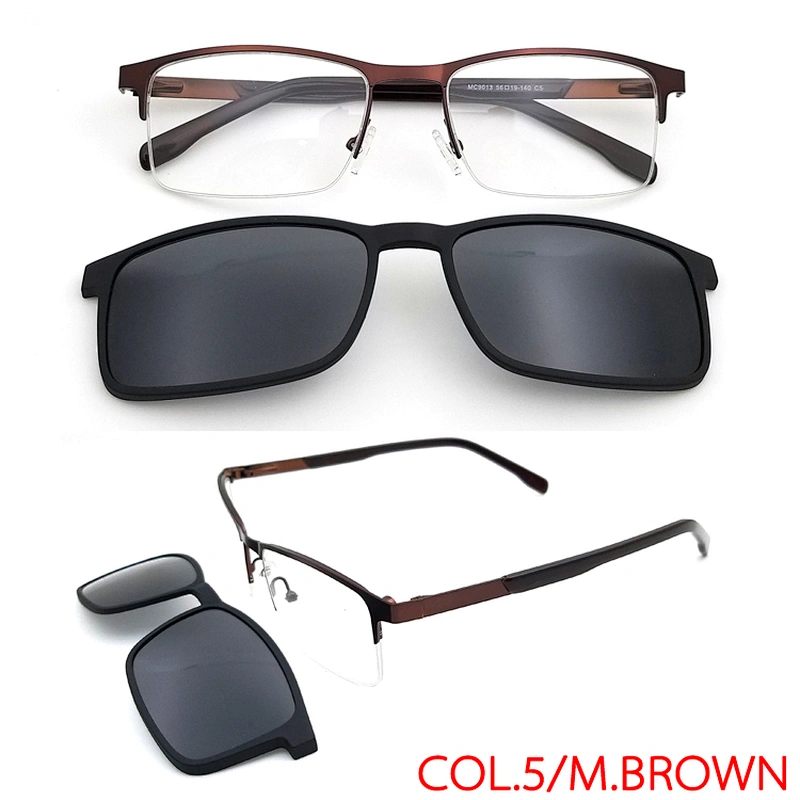 high quality hot sale ready stock metal optical Clip On Glasses