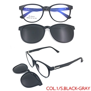 new model spring ultem clip on sunglasses with tac lens optical frame