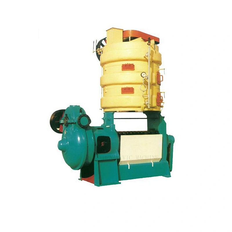 New design large output oil press with steam cooker