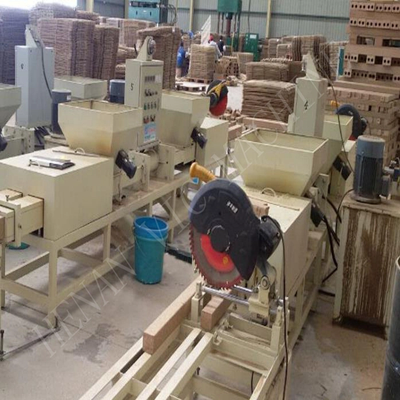 Double Head Wood Shaving Palllet Making Machine