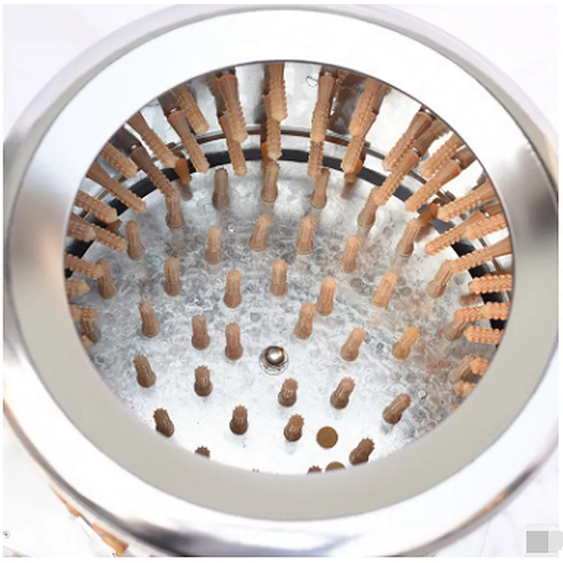 Clean, sanitary and complete poultry plucker factory price for sale