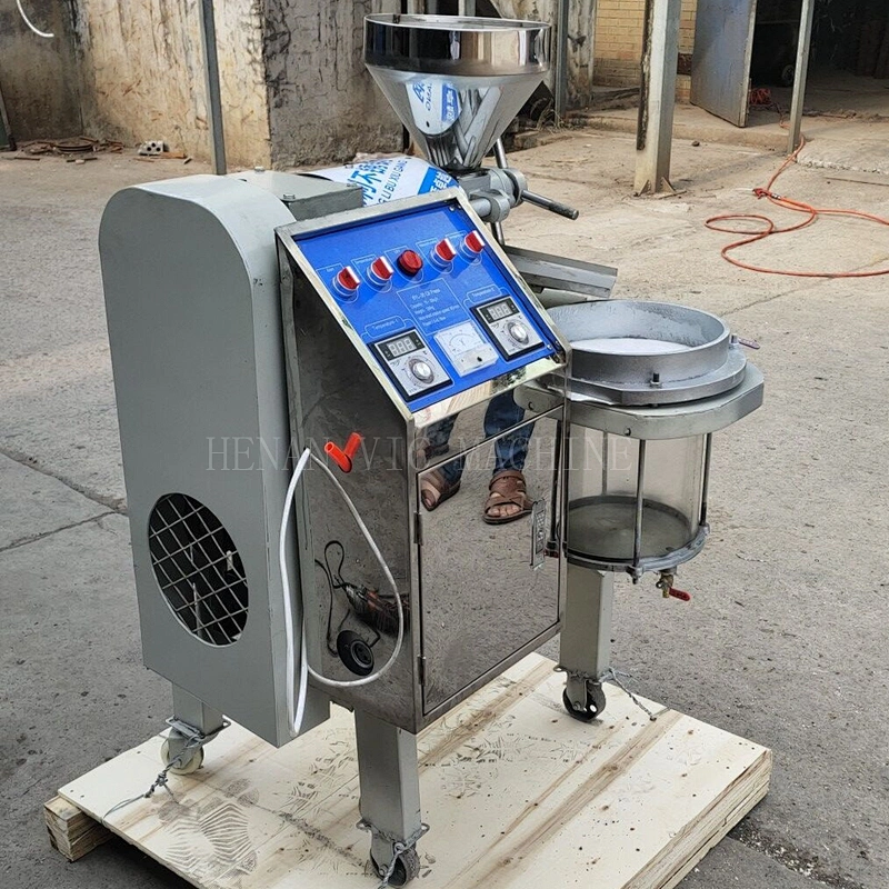 New type home use mini oil press with glass filter
