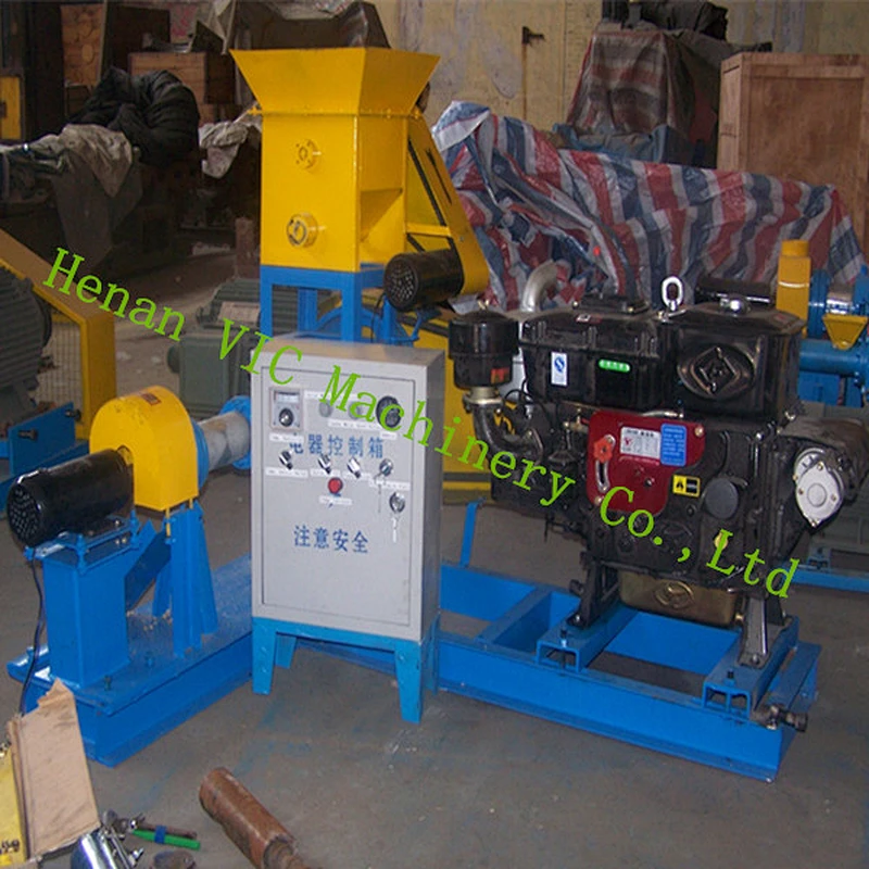 DGP80-BC Floating Fish Feed Pellet Mill Machine Diesel Engine Driven with High Quality