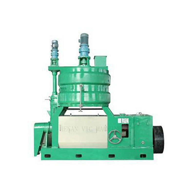 Preheating oil press machihe with steam cooker