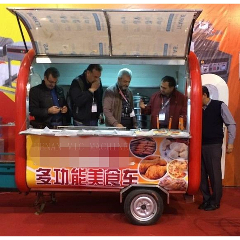 VL-999E Multi-functon Mobile food cart/tralier with CE