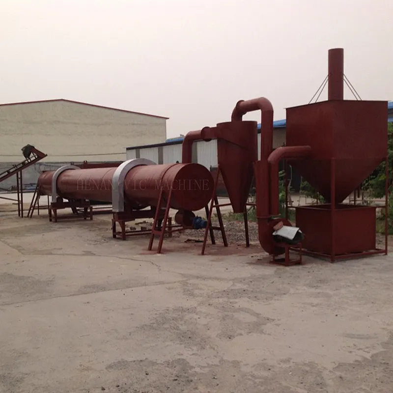High Capacity Sawdust Rotary Drum Dryer