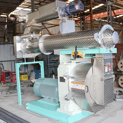 CE approved high quality ring-die biomass pellet machine