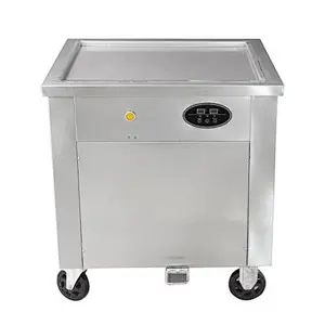 Commercial Round Pan Fried Ice Cream Machine For Sale